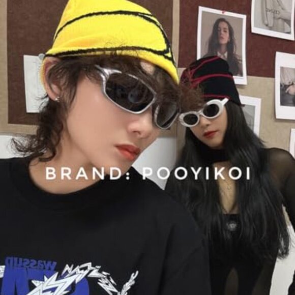 Y2K Gothic Spider Pattern Wool Acrylic Knit Beanie Unisex Winter Warm - Picture 5 of 7